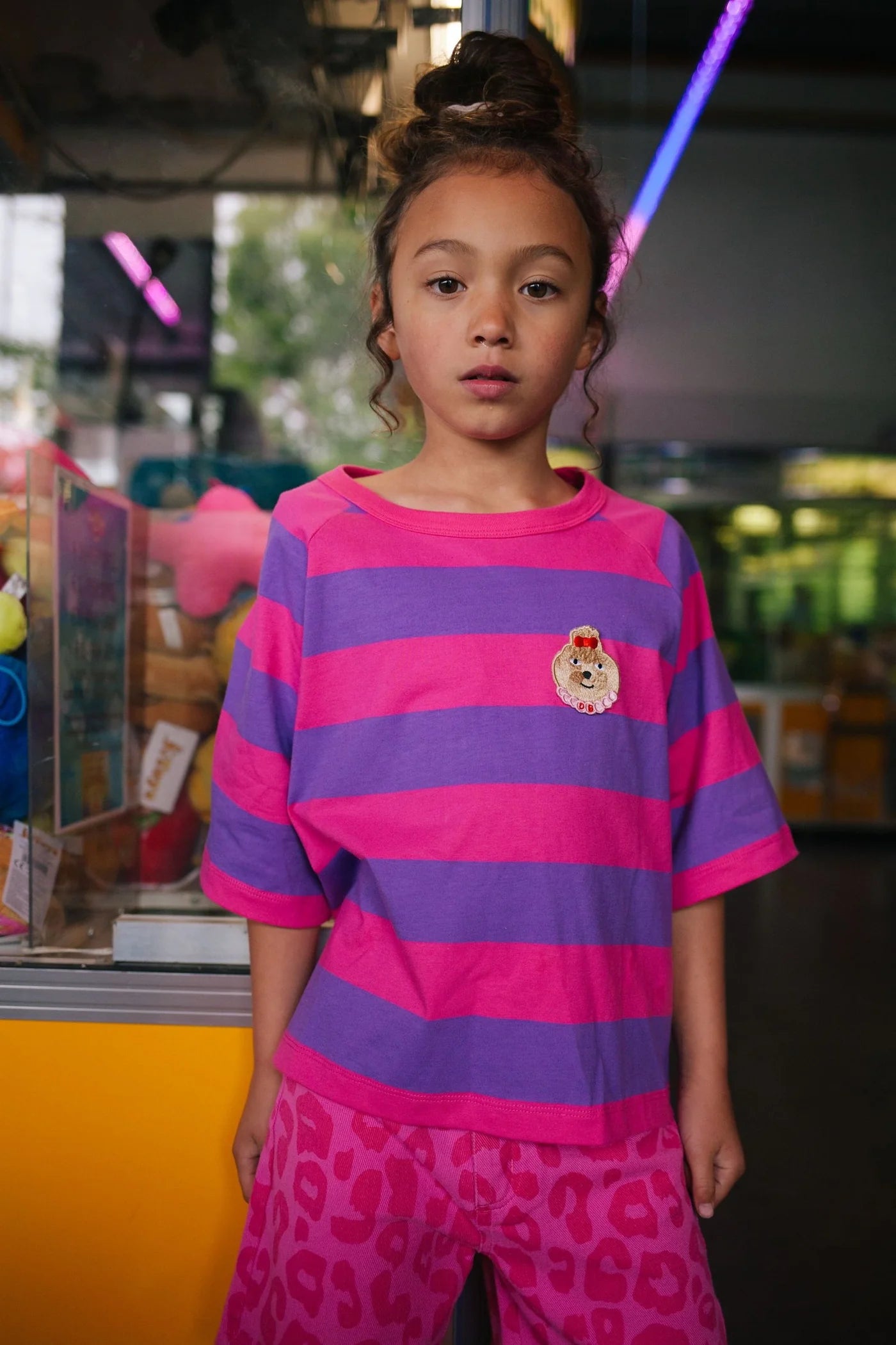 SNAZZY LEOPARD ŠORTAI BUBBLEGUM BLOOM