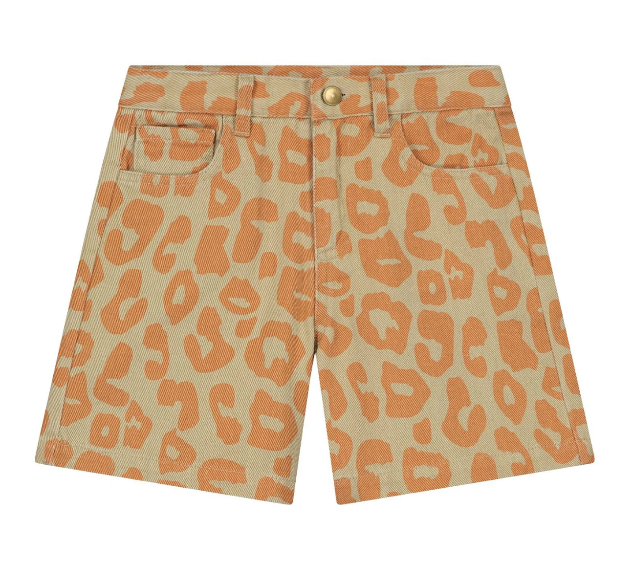 SNAZZY LEOPARD SHORTS LAVISH ORANGE