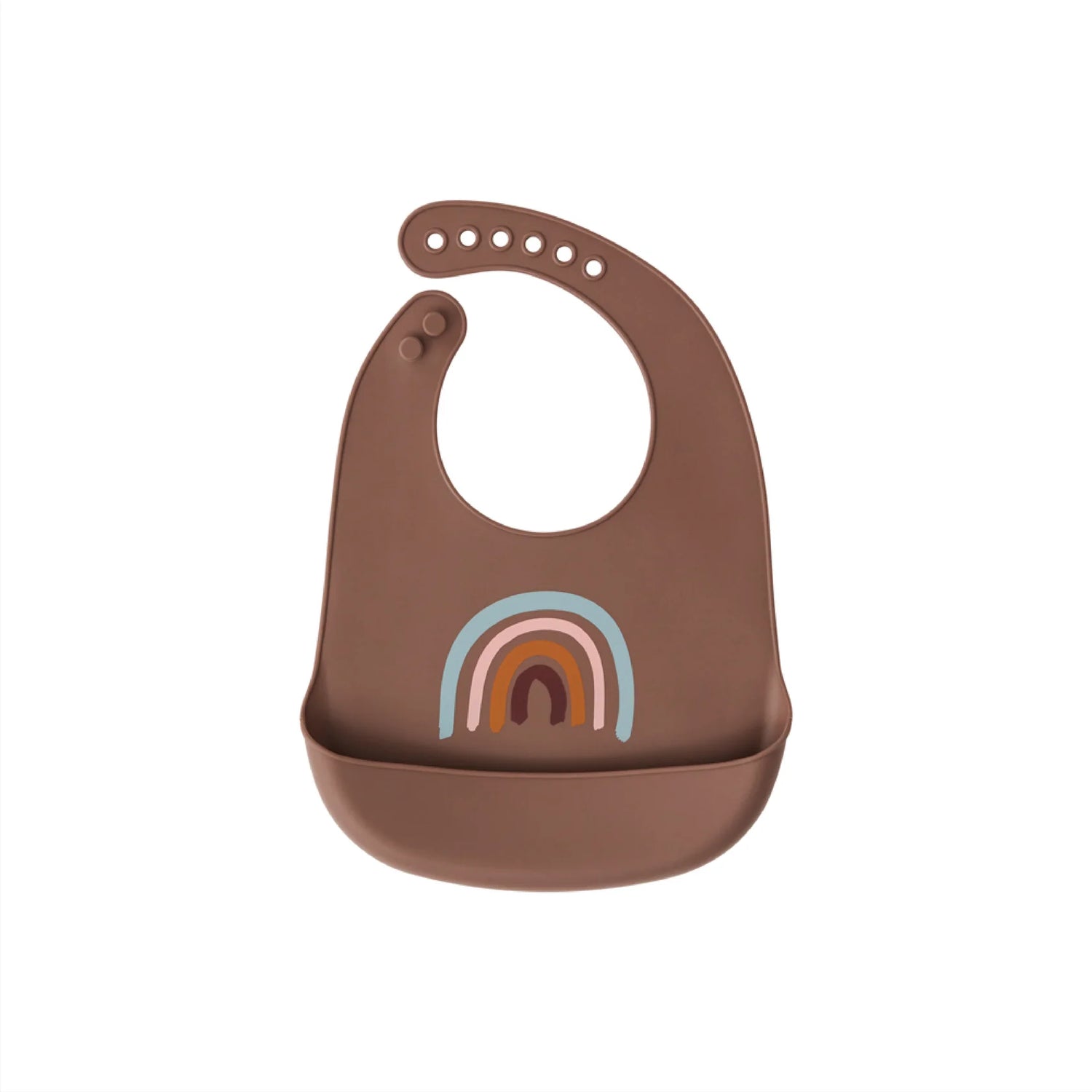 RAINBOW BIB - PACK OF 2 - BROWN