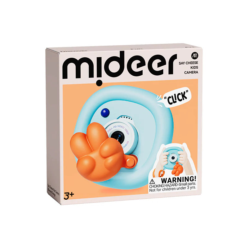 SAY CHEESE BABY CAMERA - BLUE / ORANGE