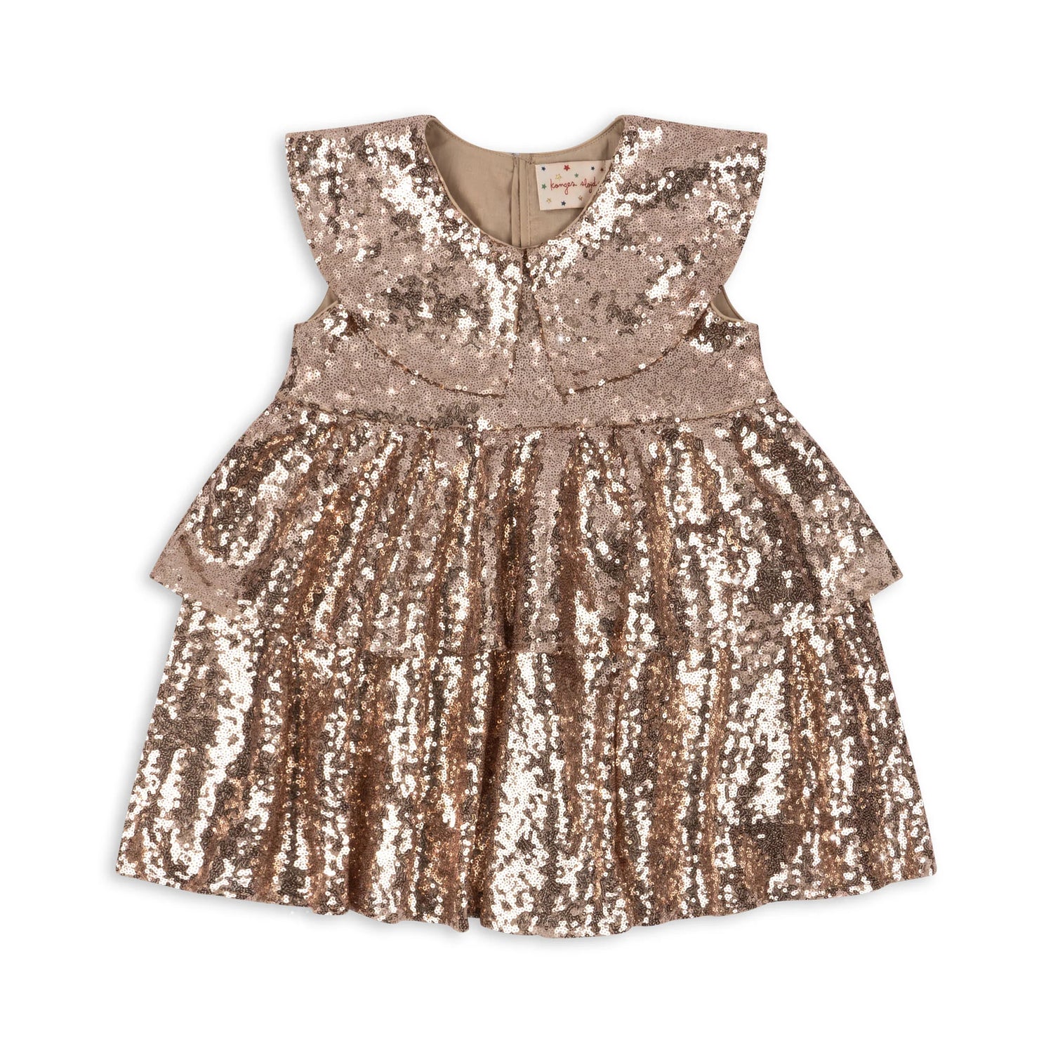 STARLA SEQUIN DRESS - GOLD BLUSH