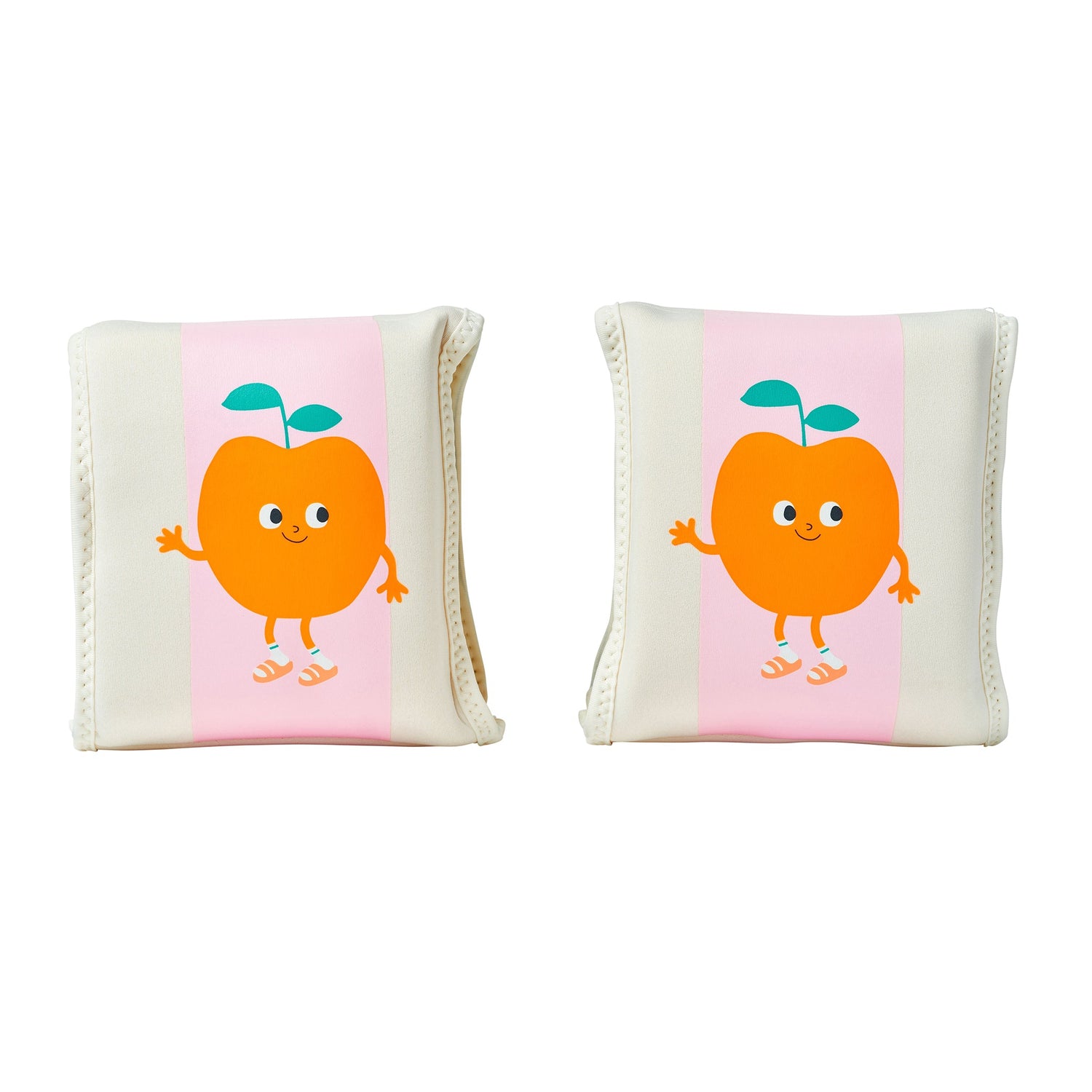 ARM BANDS - POPPY THE PEACH PINK STRIPE