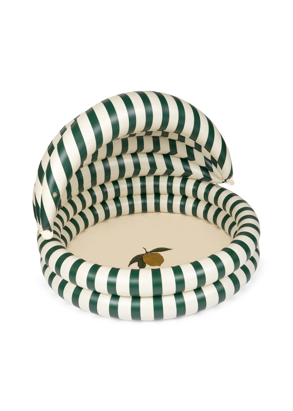 POOL WITH CANOPY - GREEN STRIPE