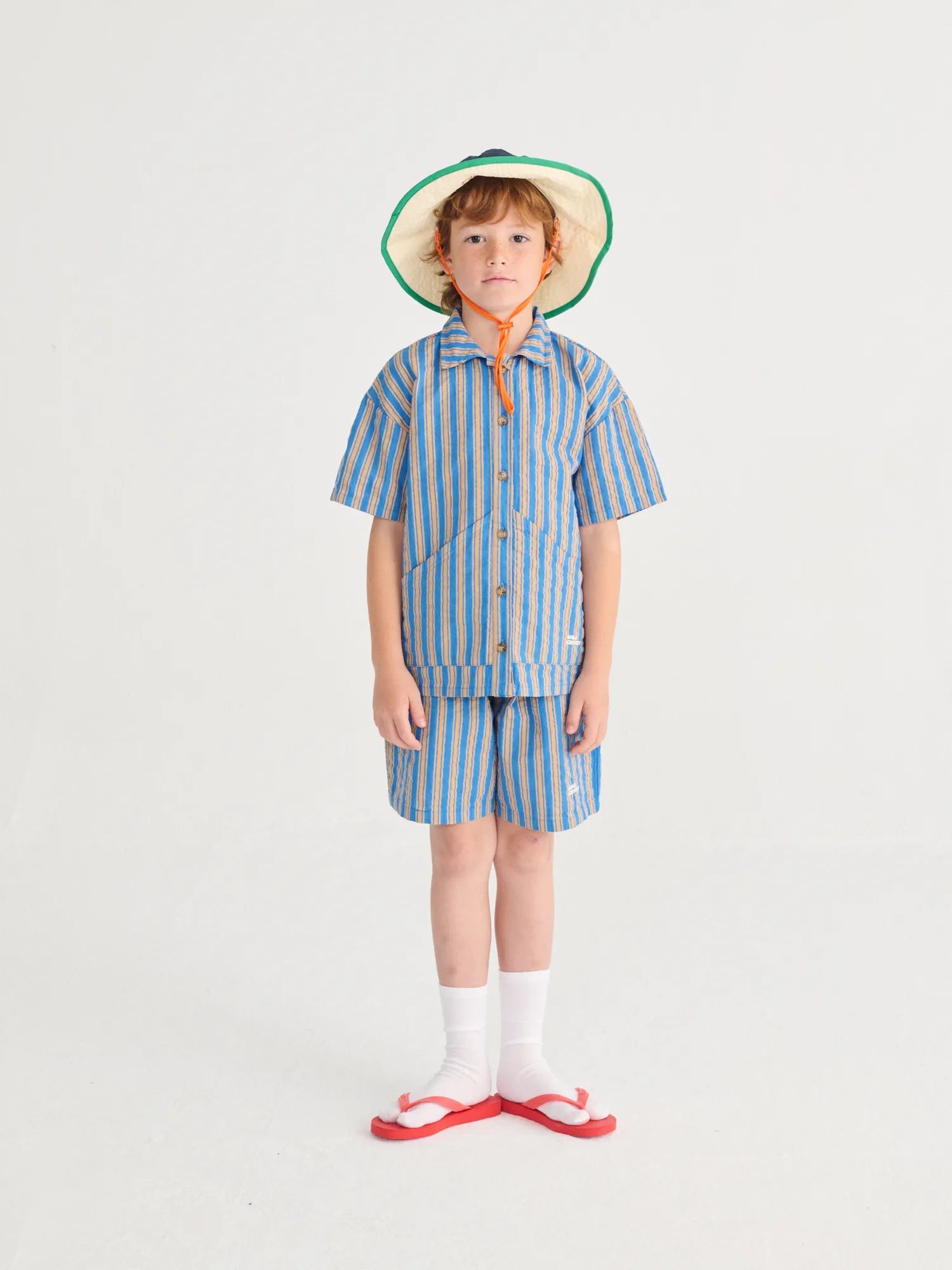 NEW HAIRLINE DENIM BERMUDA SHORTS
