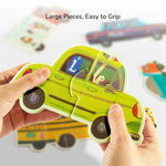 6-in-1 Puzzle Set - Vehicles