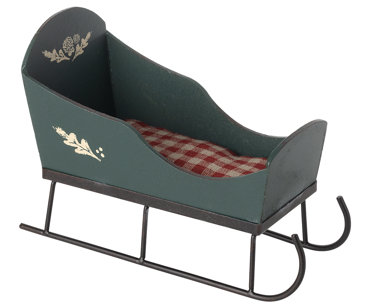 Sleigh, Mini - Green – Maileg