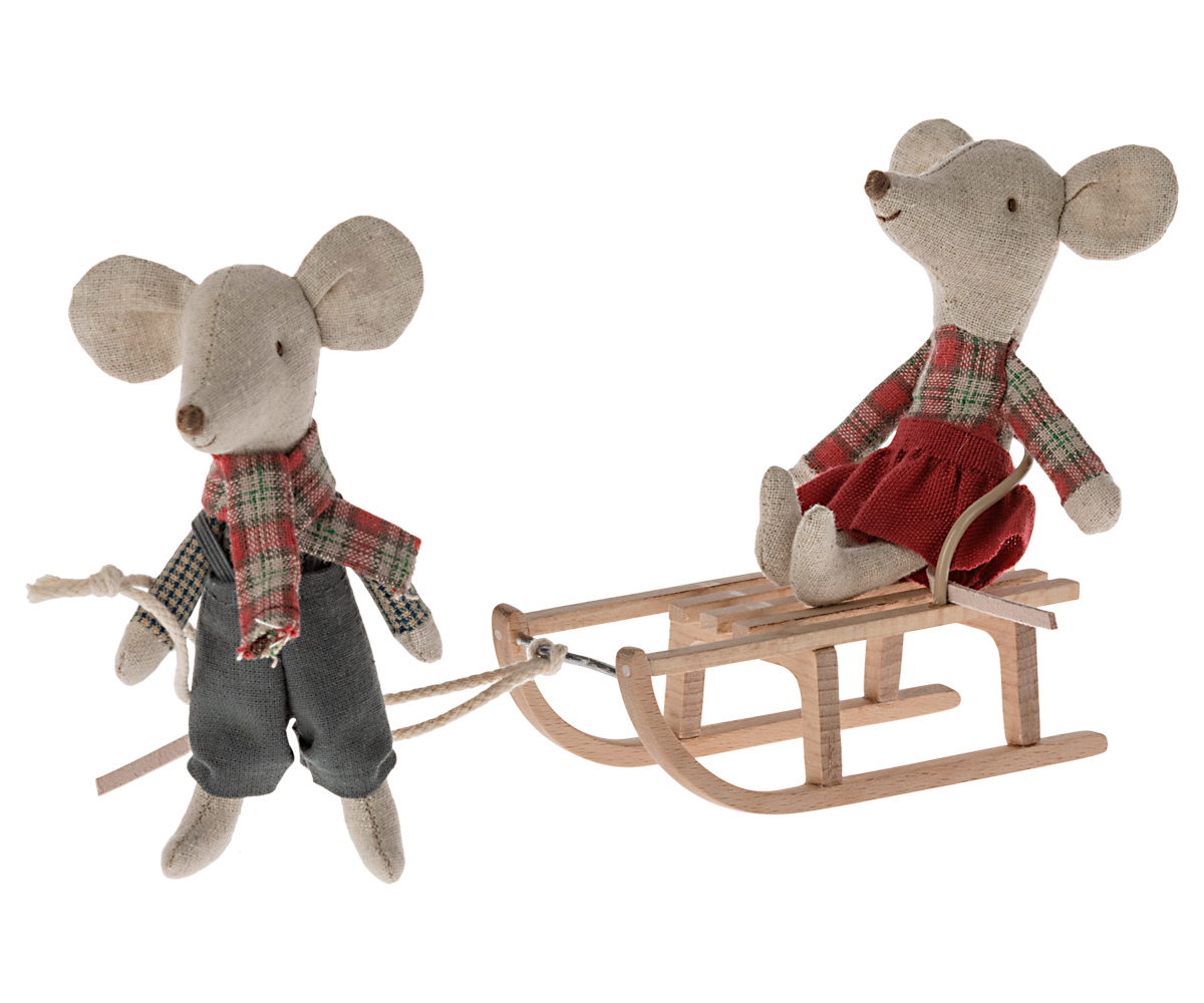 Sled, Mouse – Maileg, view 4
