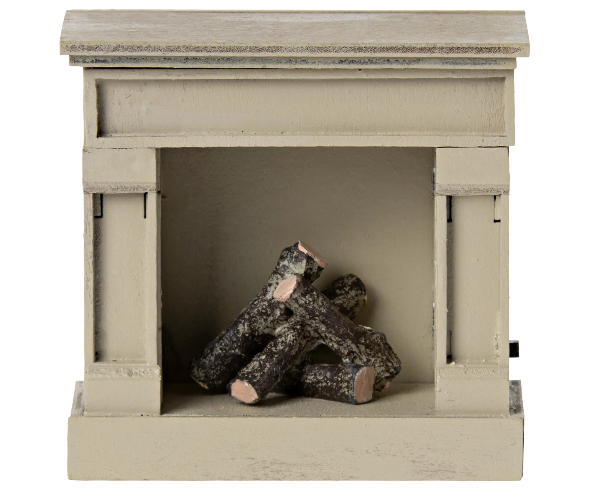 FIREPLACE, MOUSE - OFF WHITE