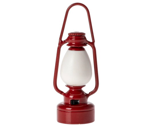 VINTAGE LANTERN, MOUSE - RED