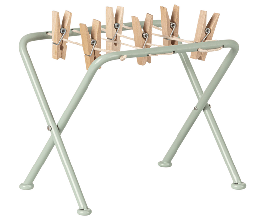 Miniature drying rack w. pegs