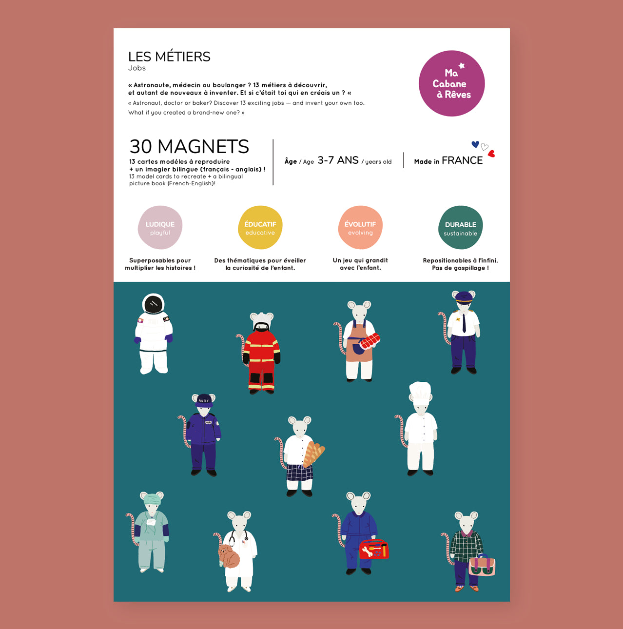 MAGNETINIS ŽAIDIMAS – PROFESSIONS