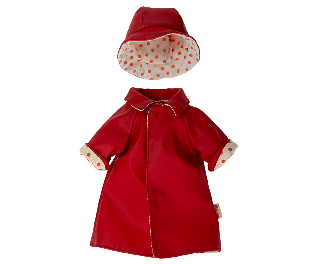 Rain Coat with Hat, Teddy Mum