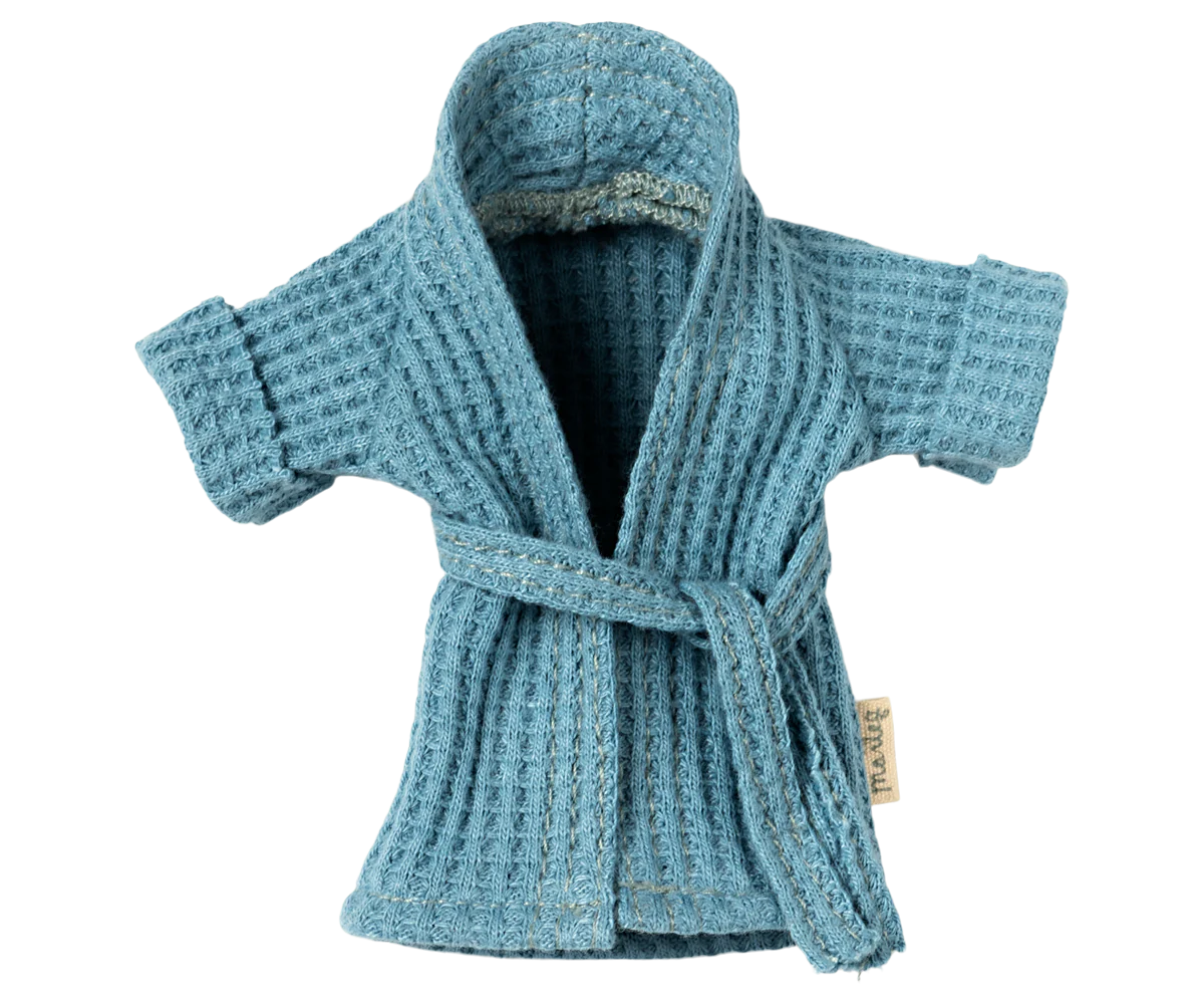 BATHROBE - DUSTY BLUE