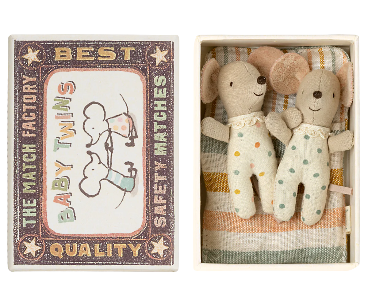 Twins, Baby mice in matchbox