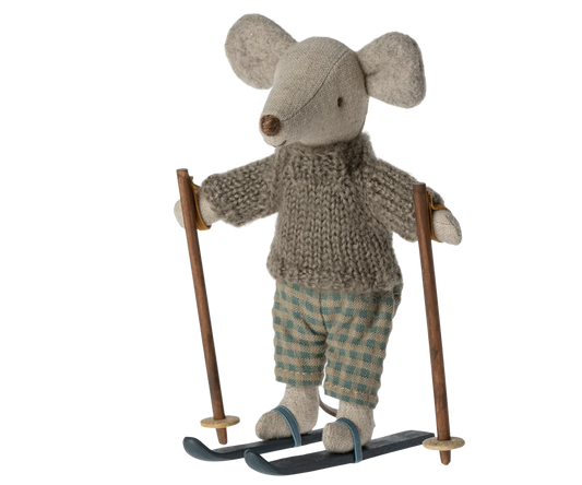 WINTER MOUSE WITH SKI SET, BIG BROTHER