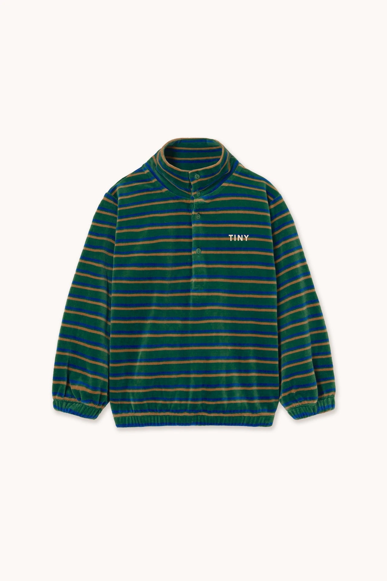 DUO STRIPES MOCKNECK SWEATSHIRT