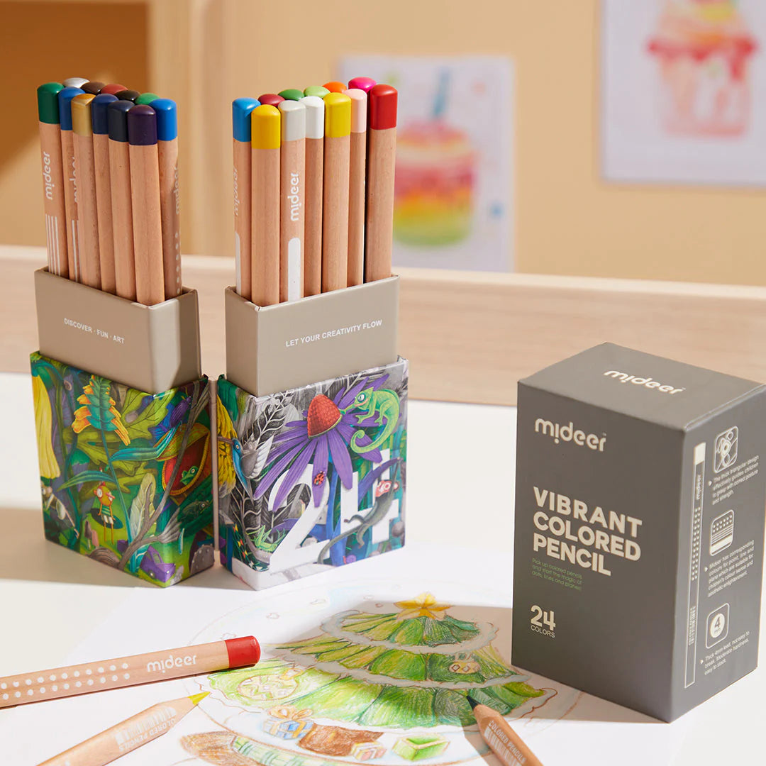 COLORED PENCILS - 24 COLORS