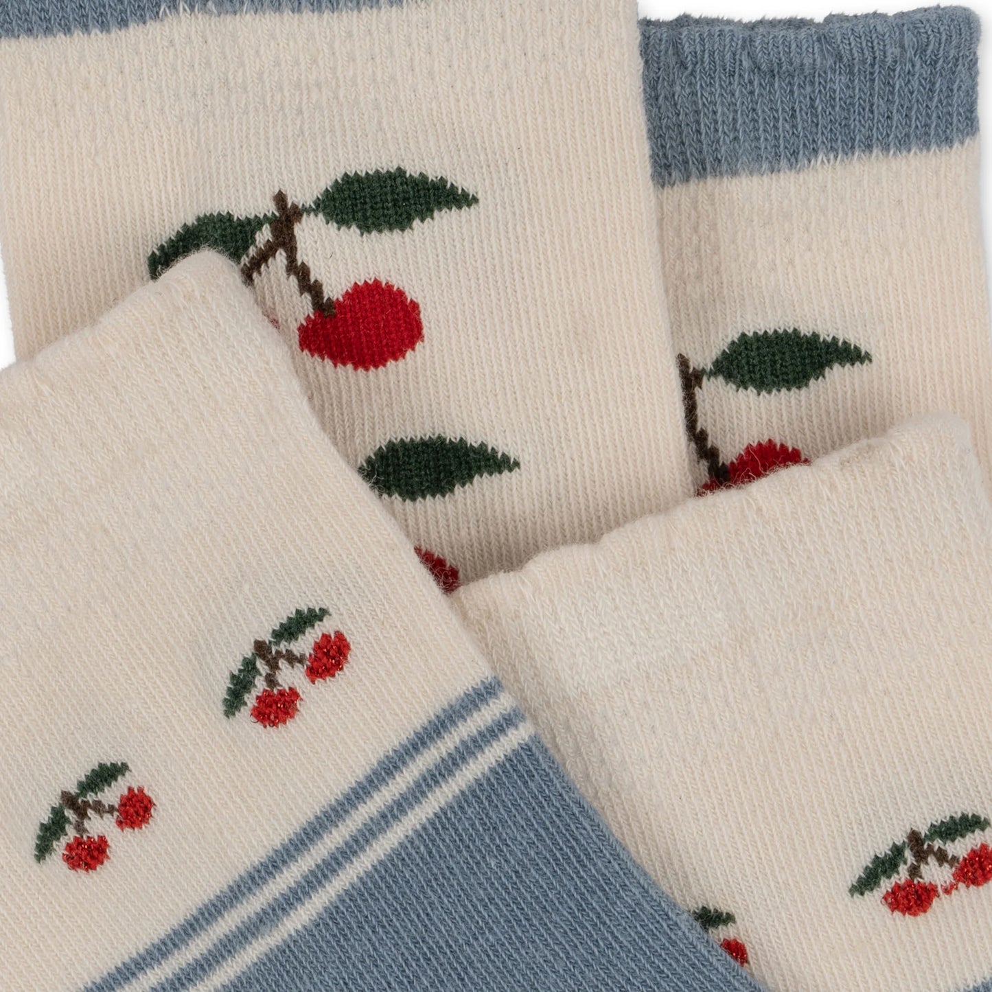 2 PACK CHERRY SOCKS - CHERRY MIX