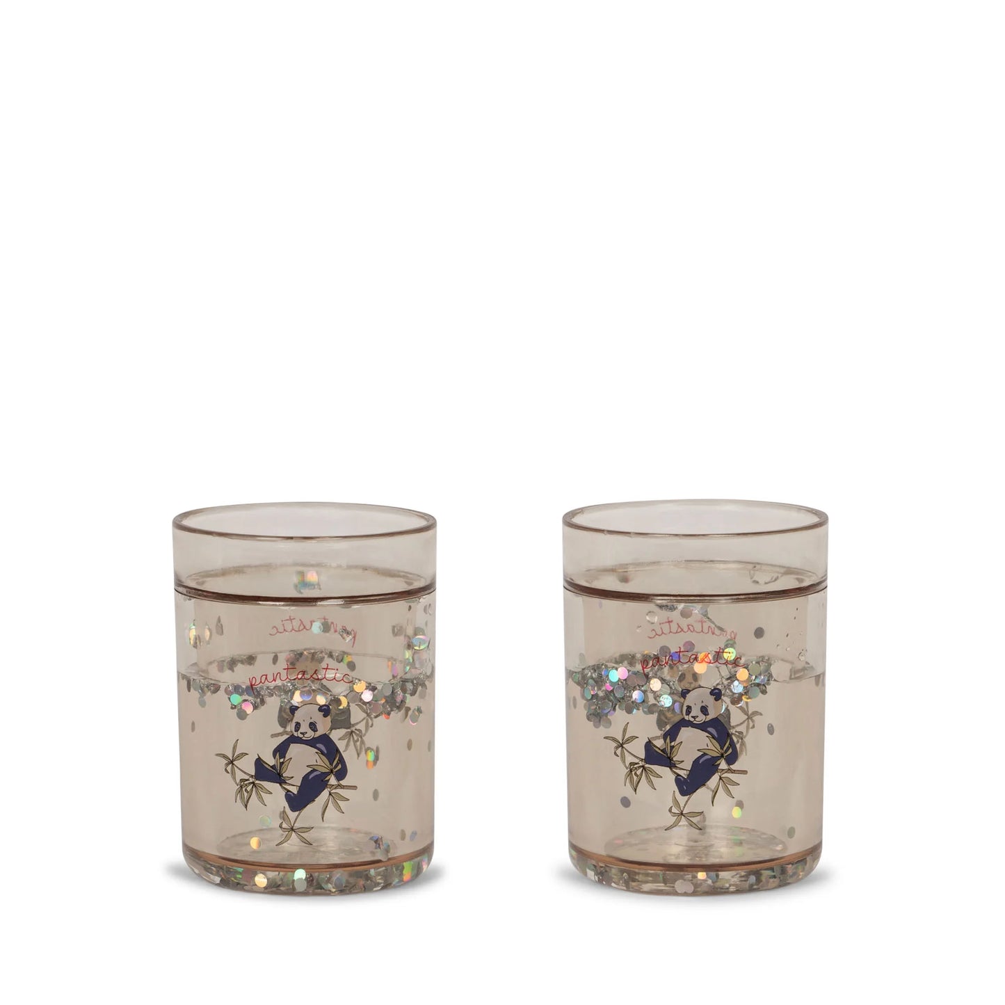 2 PACK GLITTER CUPS - PANTASTIC