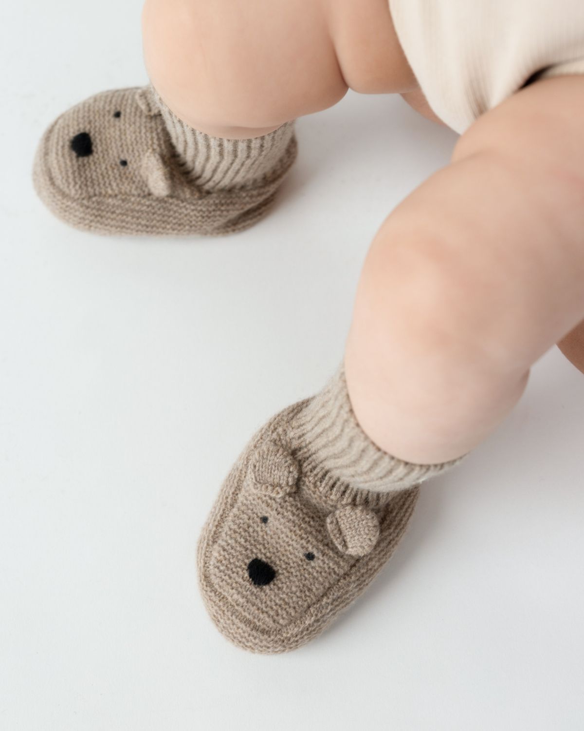 MAICER MERINO WOOL TAPUKAI | BEAR | MILK CHOCOLATE MELANGE