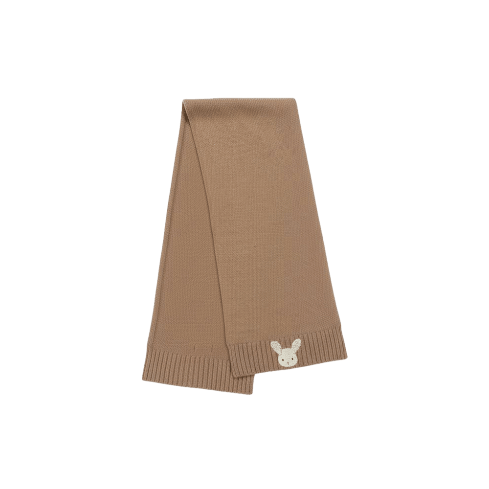 FOPA MERINO WOOL ŠALIKAS | FLUFFY BUNNY | HAZELNUT