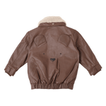 Yuki Leather Jacket Bear Cognac Leather