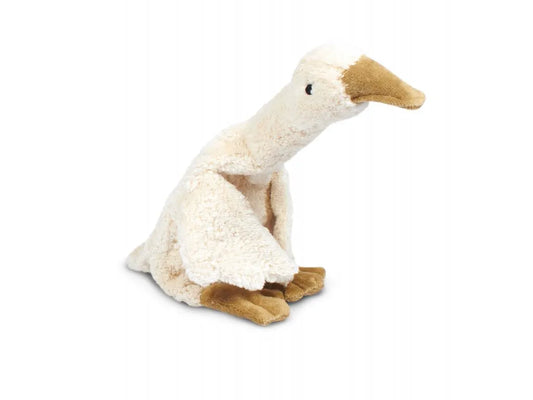 CUDDLY ANIMAL GOOSE SMALL I WHITE