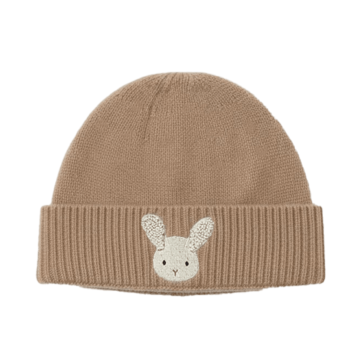 EVARAN MERINO WOOL KEPURĖ | FLUFFY BUNNY | HAZELNUT