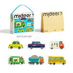 6-in-1 Puzzle Set - Vehicles