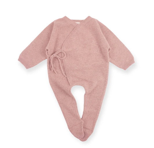 CASHMERE BABYGROW PINK