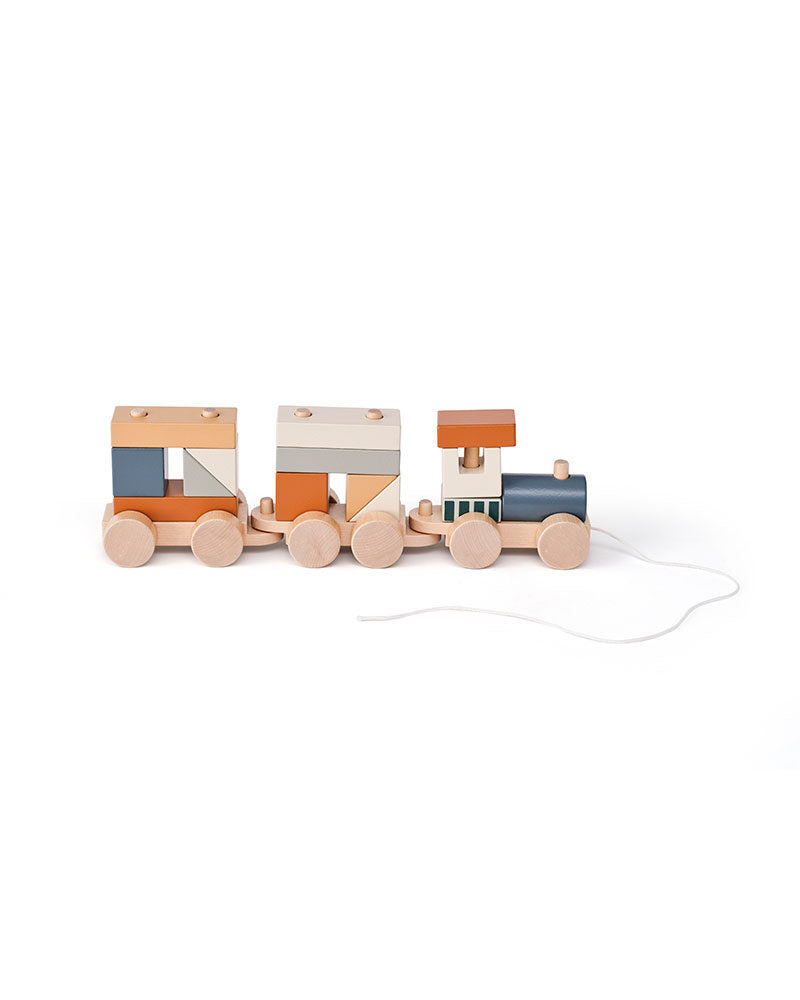 BLOCK TRAIN - BROWN