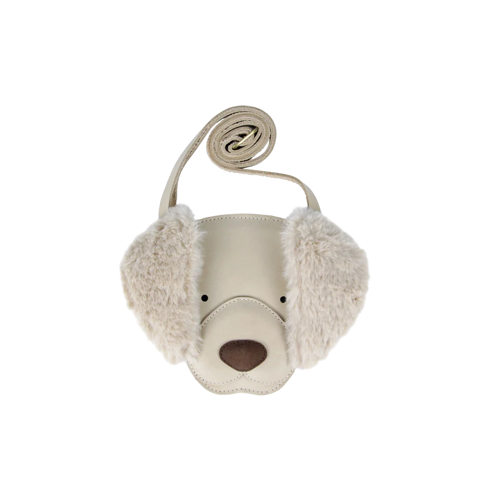 BRITTA EXCLUSIVE PURSE | GOLDEN RETRIEVER | IVORY CLASSIC LEATHER