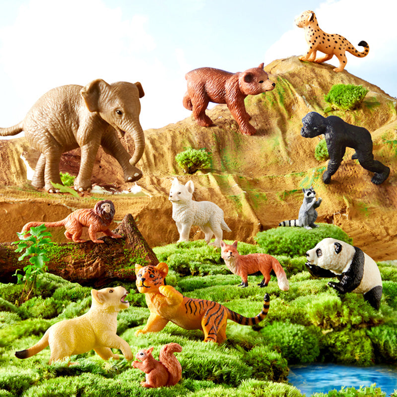 POCKET FRIENDS/MINI SAFARI ANIMAL SET