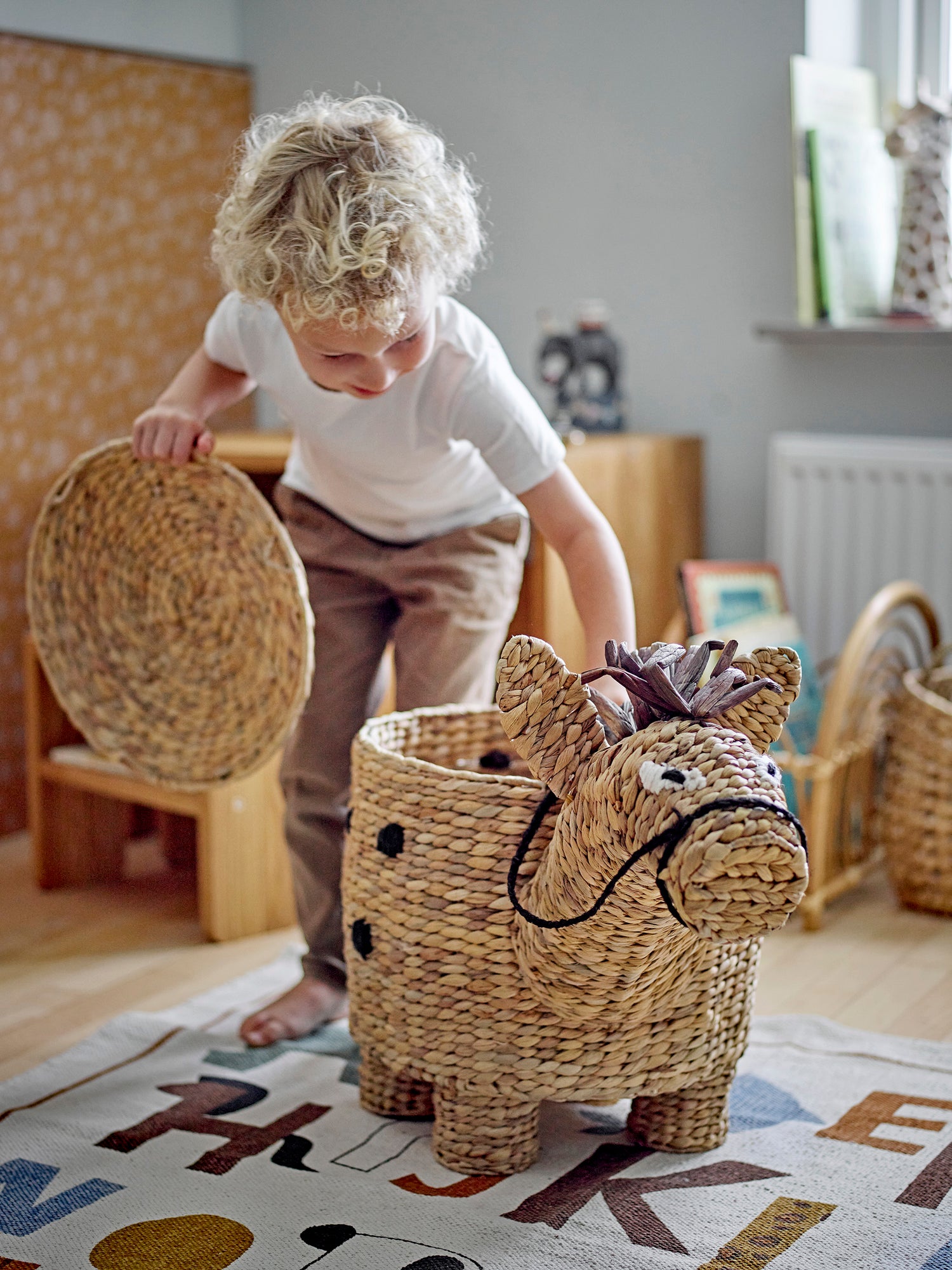 BOBBI BASKET W/LID