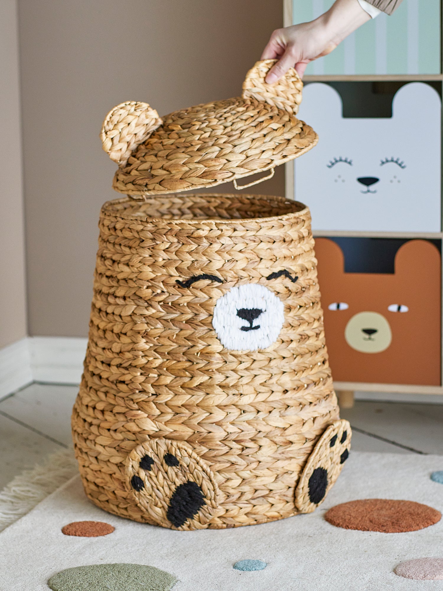 TIMONE BASKET W/LID