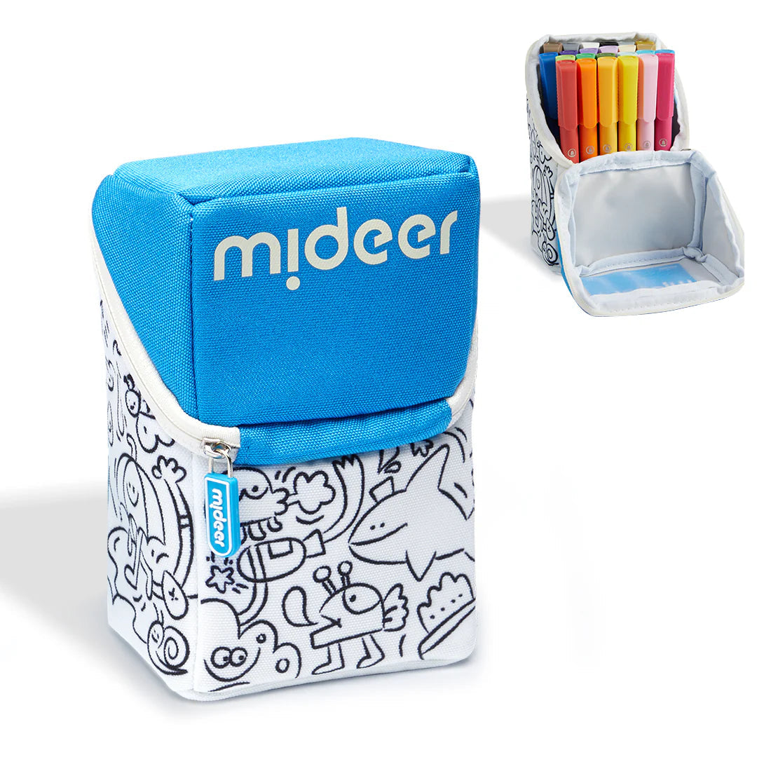 ACRYLIC MARKERS IN "GRAFFITI" BAG - 24 COLORS