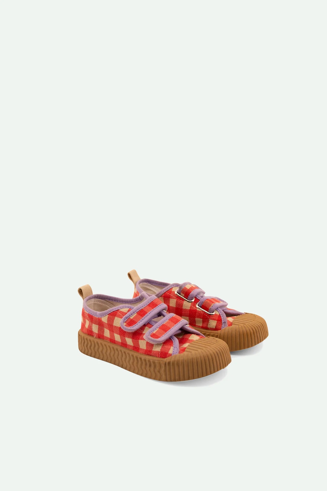 CANVAS SHOES GINGHAM POPPY
