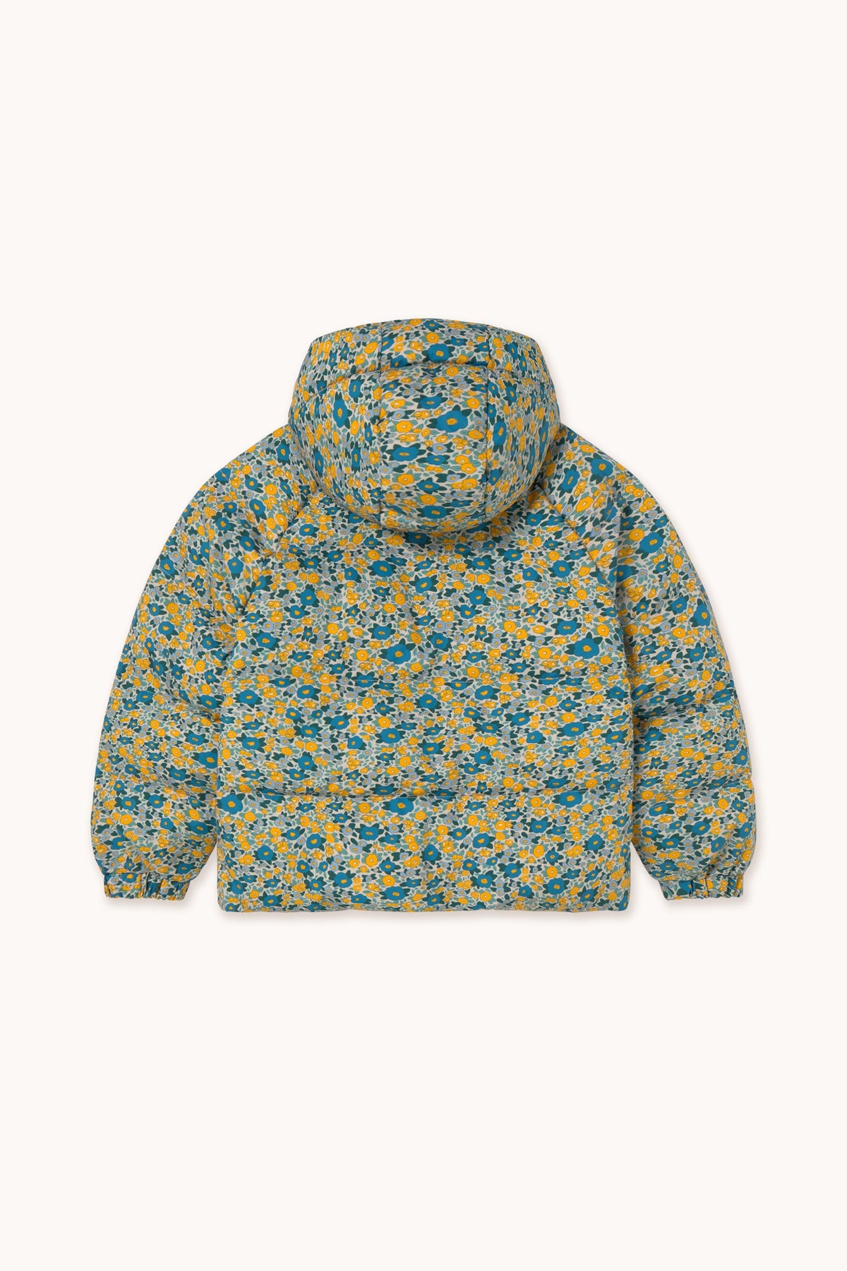 FLOWER PATTERN SHORT PADDED STRIUKĖ