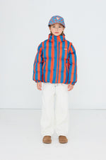 Retro Stripes Short Padded Jacket detail