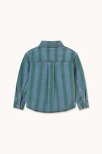 Retro Stripes Denim Shirt