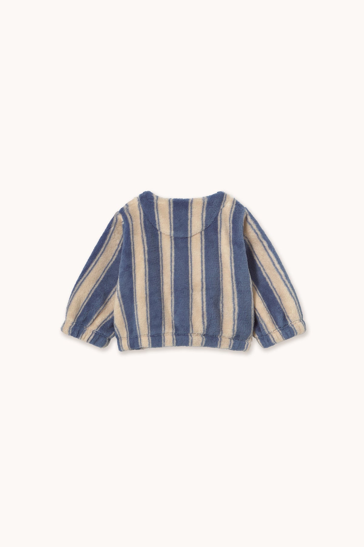 BLUE RETRO STRIPES BABY POLAR JACKET