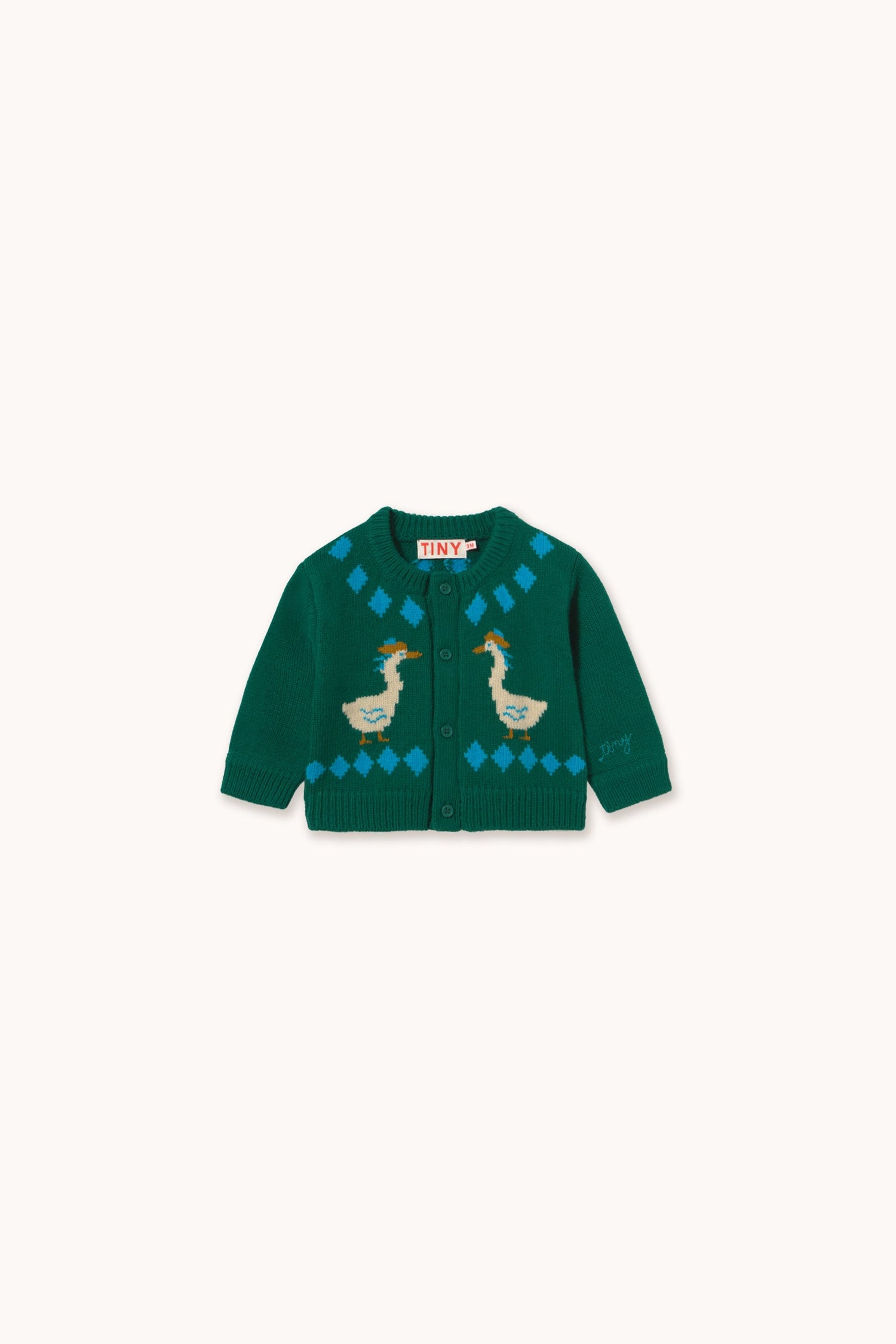 VANILLA GEESE BABY CARDIGAN