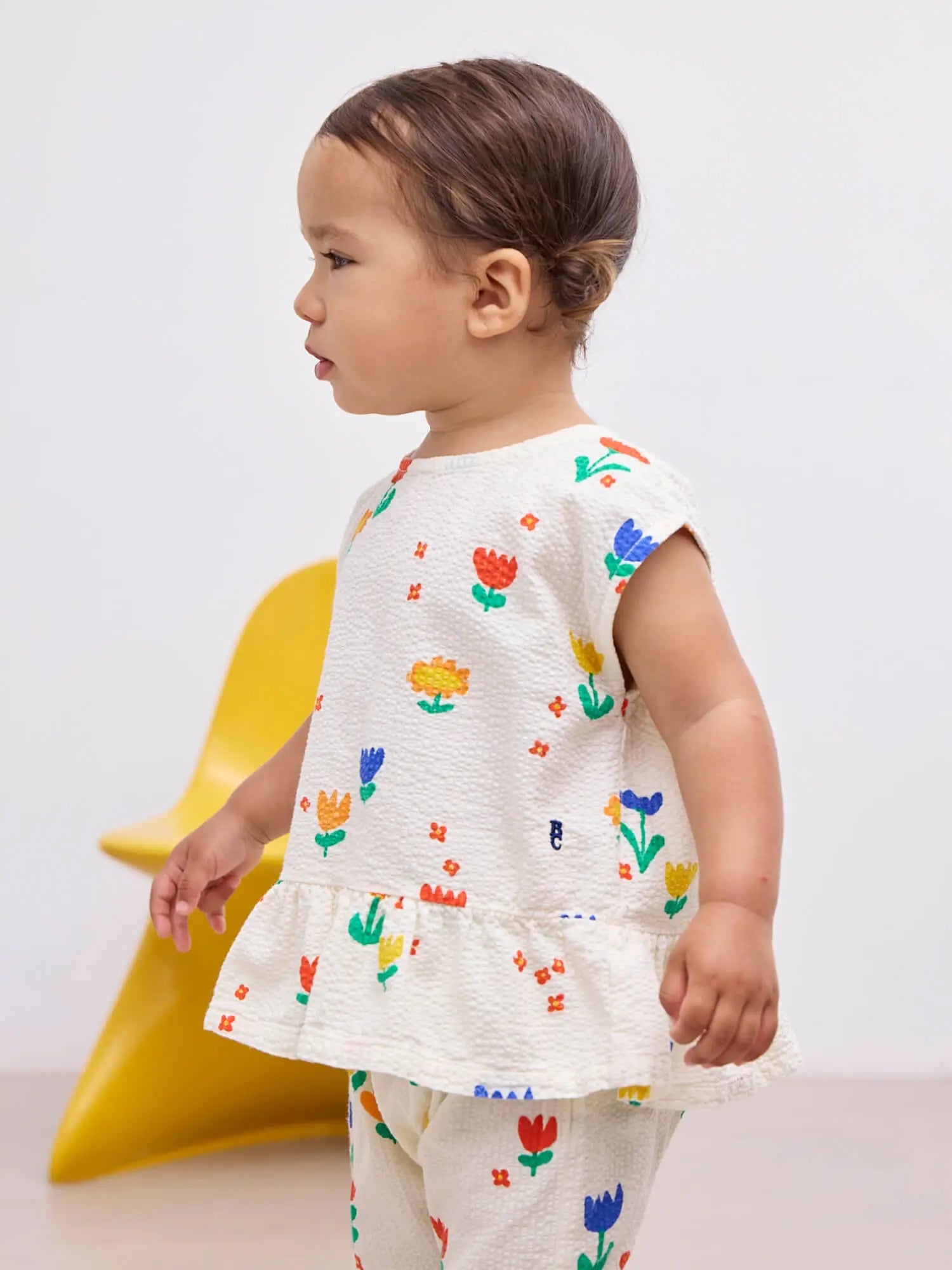 GARDEN PARTY ALL OVER WOVEN BLOUSE