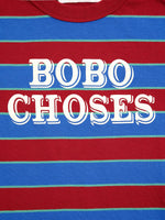 BOBO CHOSES EMBOSSED STRIPES T-SHIRT - MULTICOLOR