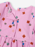 Blossom all over woven dress baby