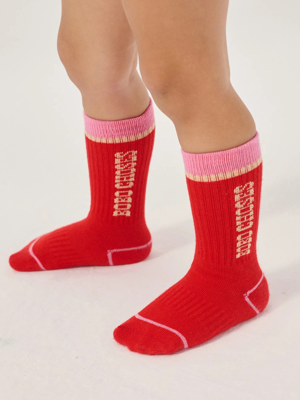 Bobo Choses red long socks detail