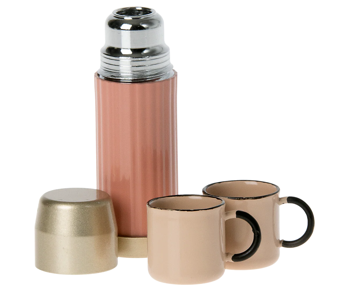 THERMOS AND CUPS -SOFT CORAL