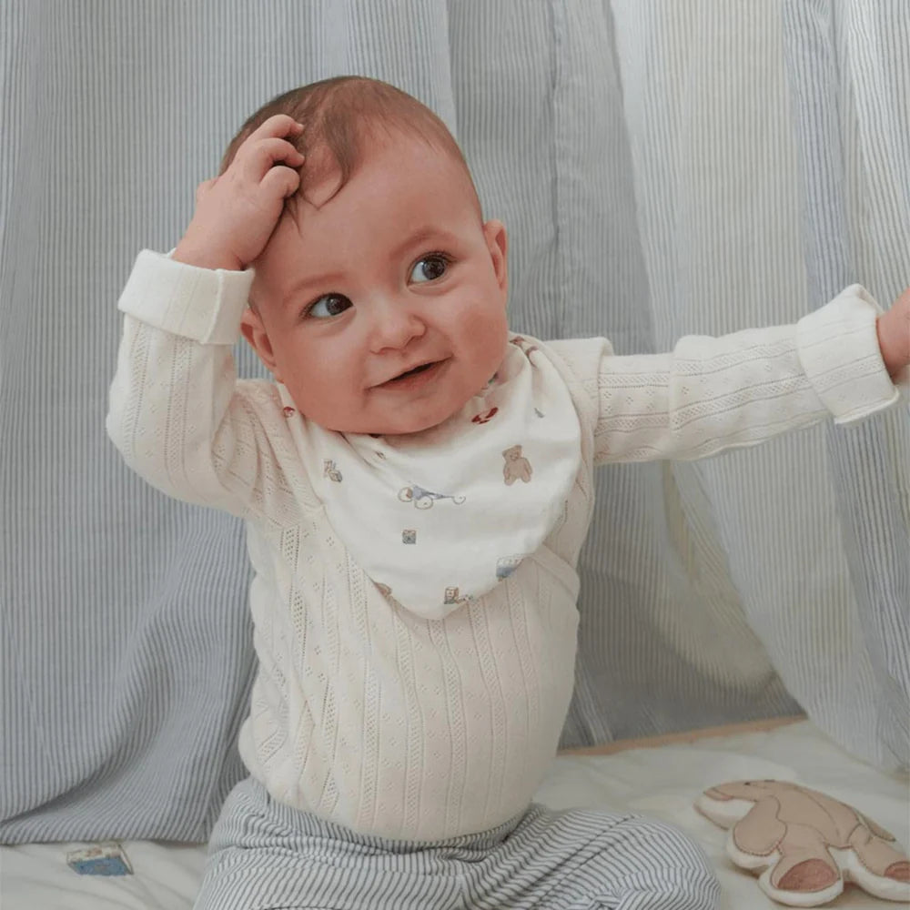 BANDANA BIB, JERSEY, 2-PACK - VINTAGE TOYS