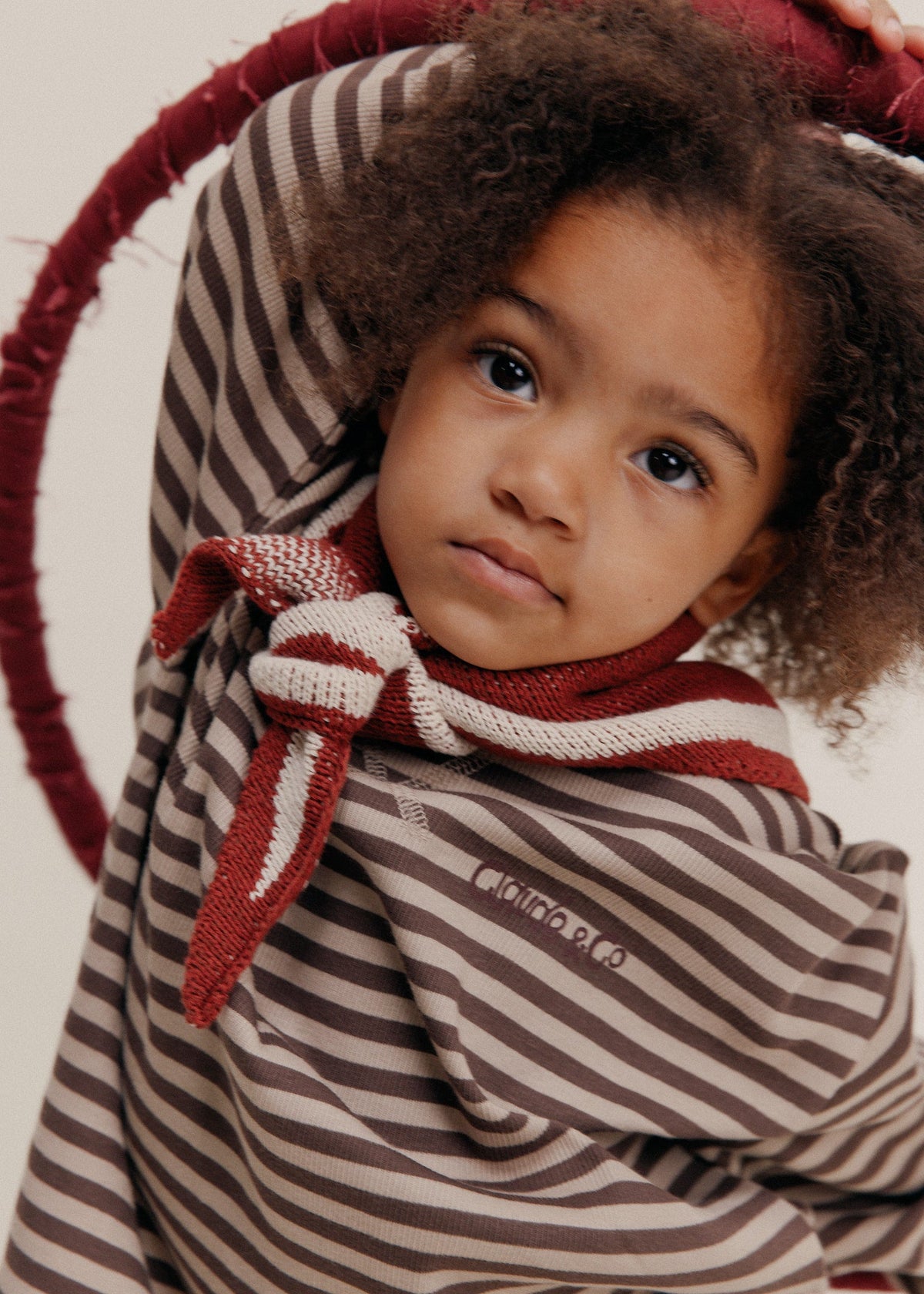 JAMIE ACORN STRIPE LONG SLEEVE TEE