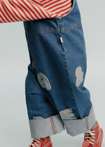 BLYTHE CLAUDE PATCH DENIM DUNGAREE